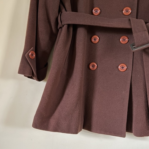 - j.jong garment brown wool coat - Picture 4 of 9